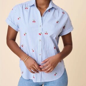 Cotton Stretch Short Sleeve Charlotte Shirt